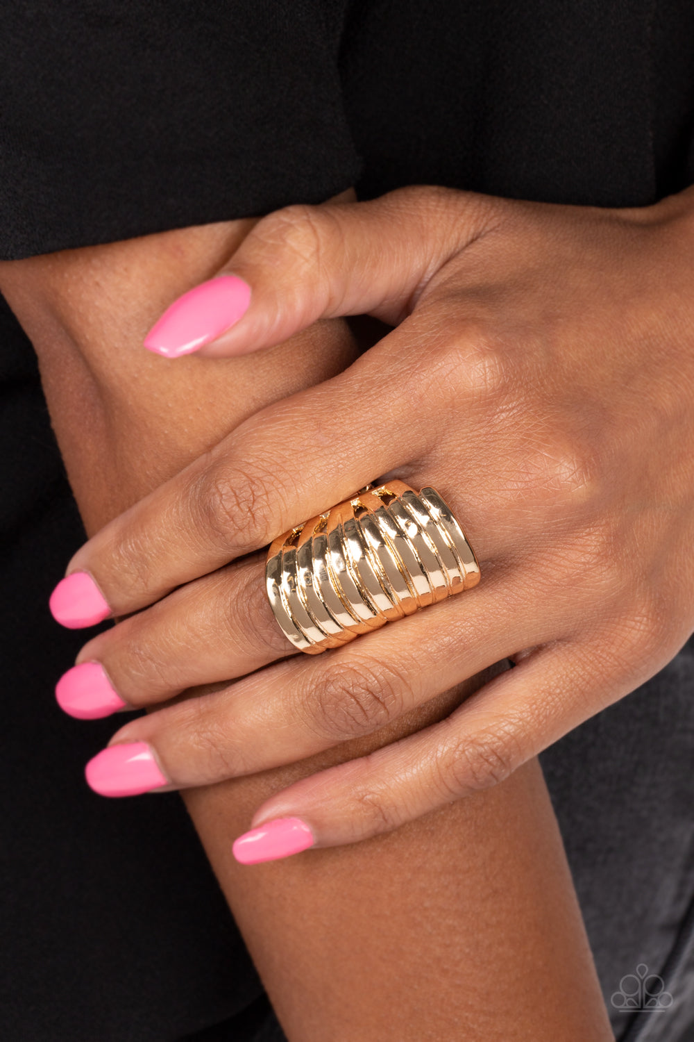 Paparazzi Accessories - Imperial Glory #R722 - Gold Ring
