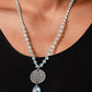 Paparazzi Accessories - Priceless Plan - Blue Inspirational Necklace