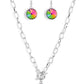 Paparazzi Accessories - She Sparkles On - Multi Oil Spill Necklace