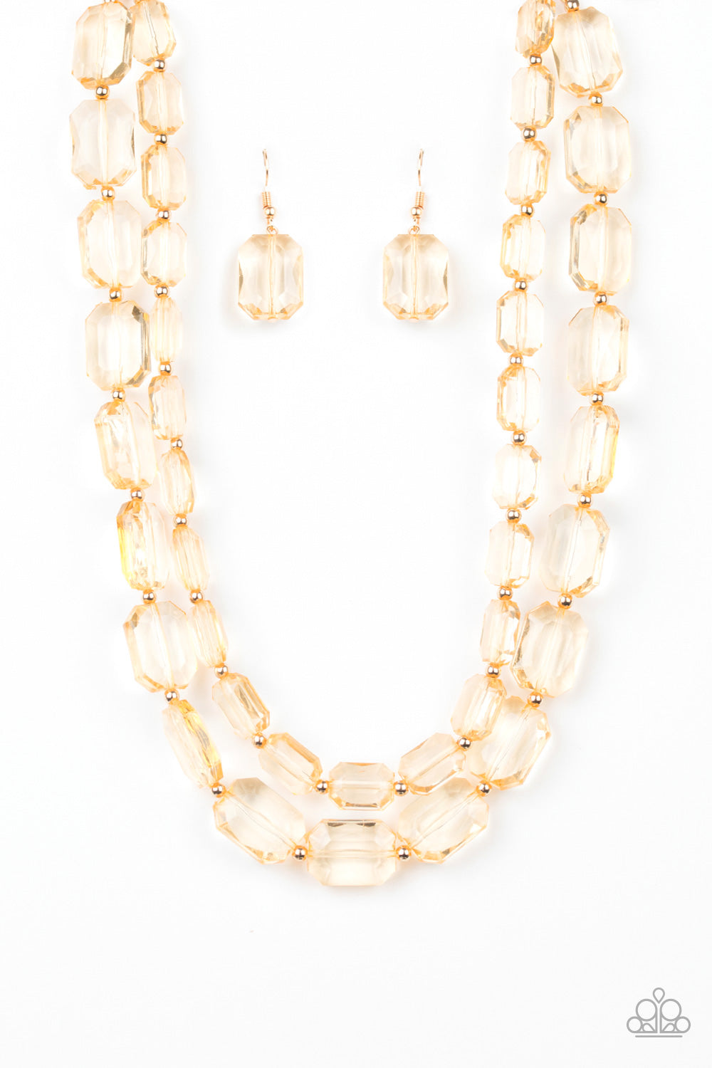 Ice Bank - Gold Necklace - TheMasterCollection