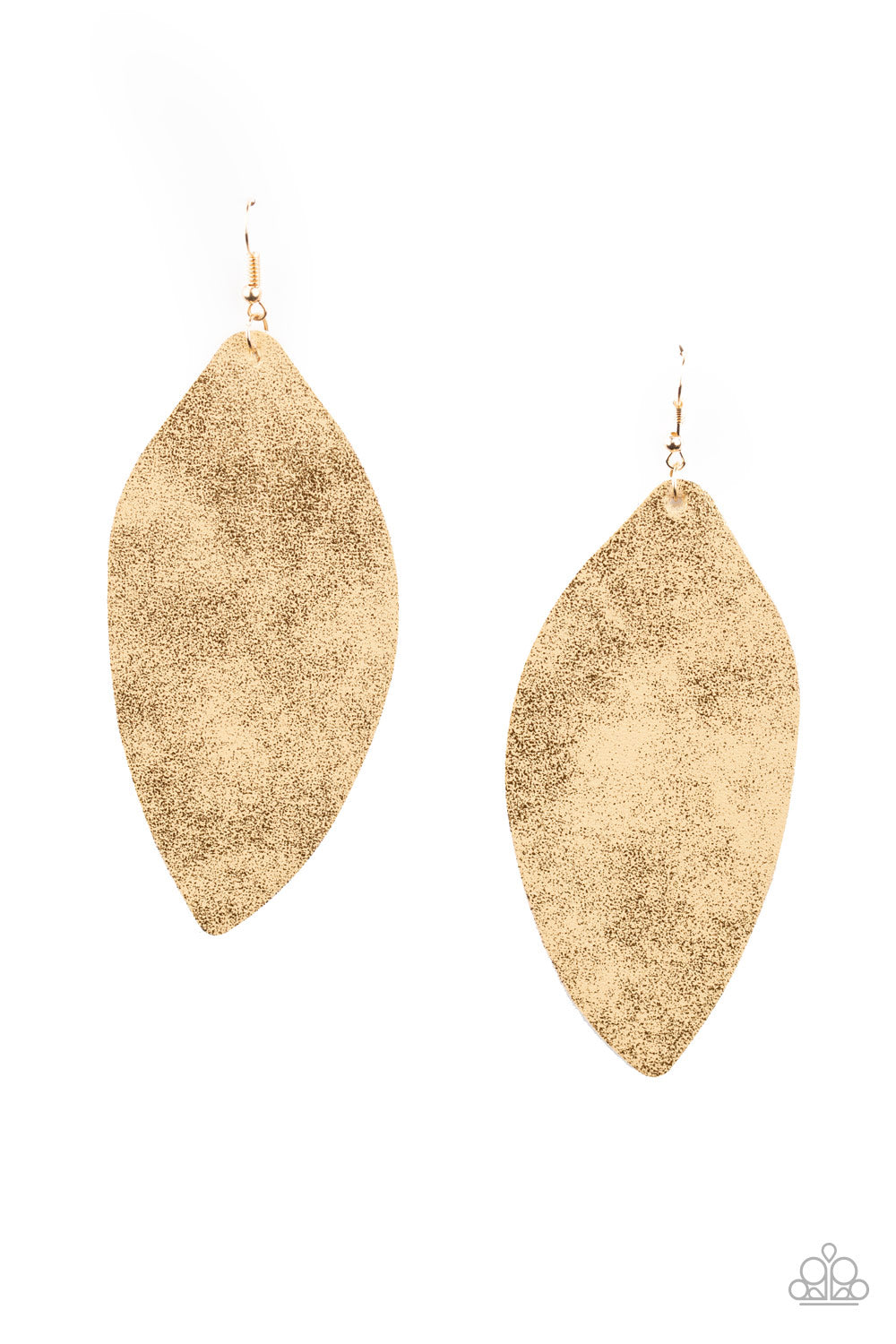 Paparazzi Accessories - Serenely Smattered - Gold Earrings