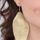 Paparazzi Accessories - Serenely Smattered - Gold Earrings