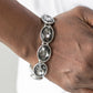 Paparazzi Accessories  - Diva In Disguise #B594 - Silver Bracelet