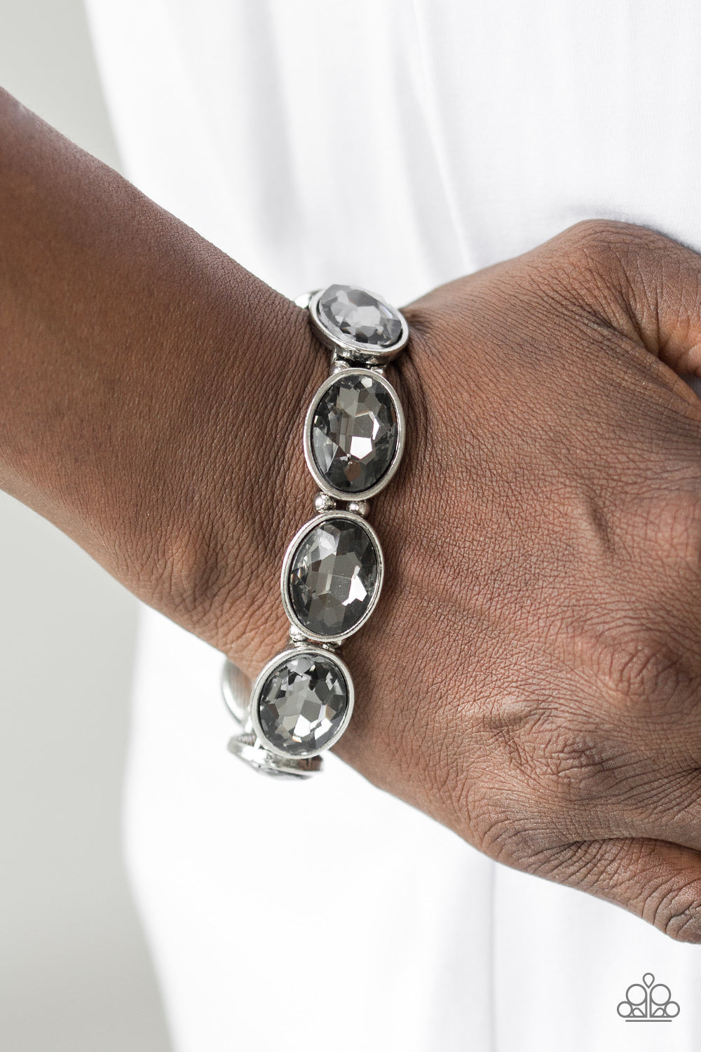Paparazzi Accessories  - Diva In Disguise #B594 - Silver Bracelet