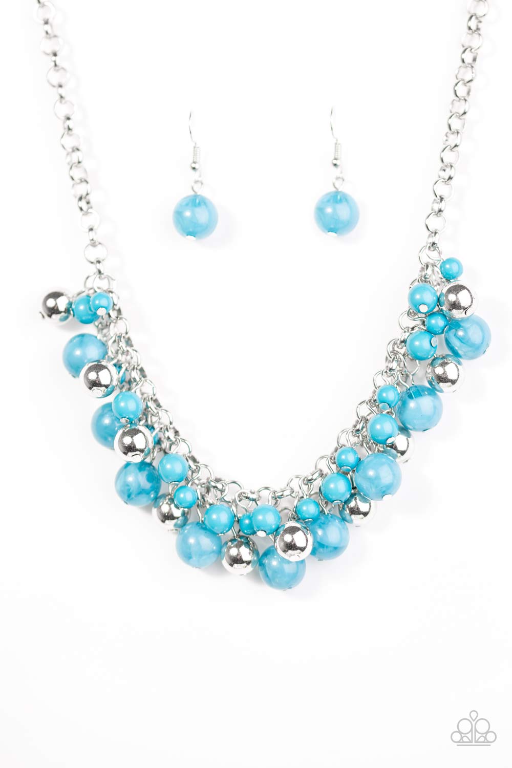 Paparazzi Accessories - For The Love Of Fashion - #N135 Blue Necklace