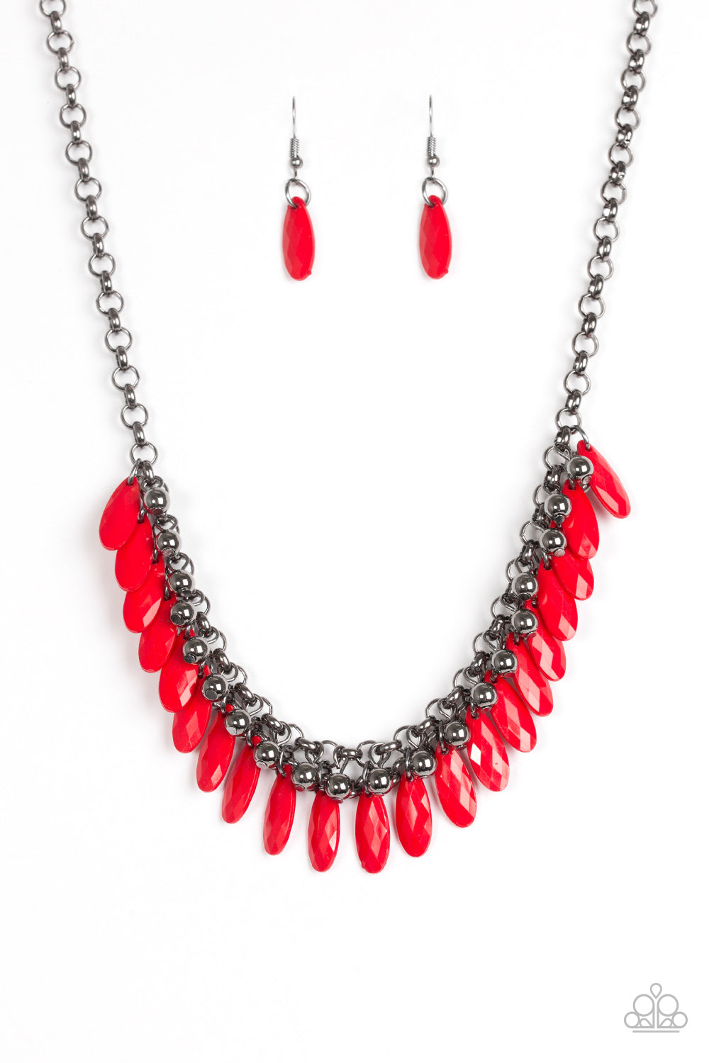Jersey Shore - Red Necklace - TheMasterCollection