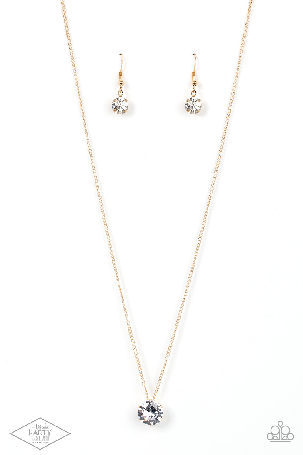 Paparazzi Accessories - What A Gem #N791 - Gold Necklace