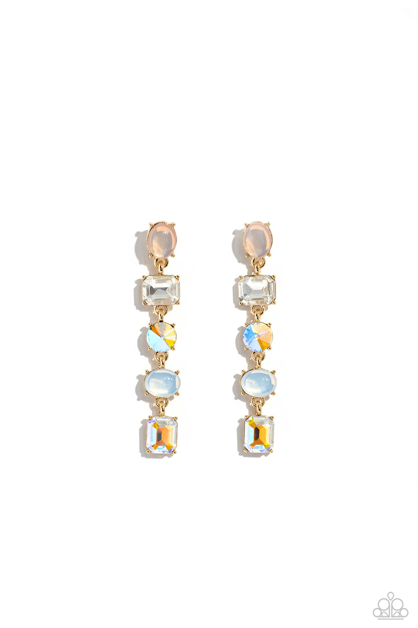 Paparazzi Accessories - Sophisticated Stack #E405 Peg - Gold Earrings