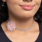 Paparazzi Accessories - Rosy Range - Pink Choker Necklace