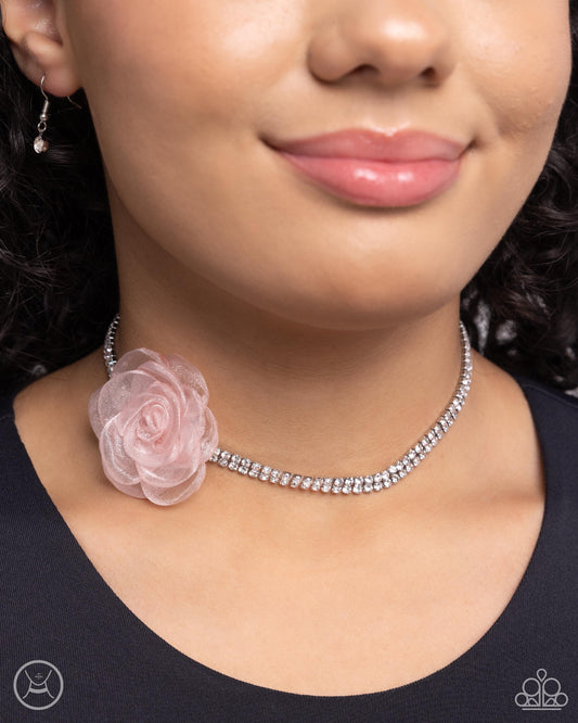 Paparazzi Accessories - Rosy Range - Pink Choker Necklace