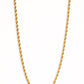 Double Dribble - Gold Urban Necklace - TheMasterCollection