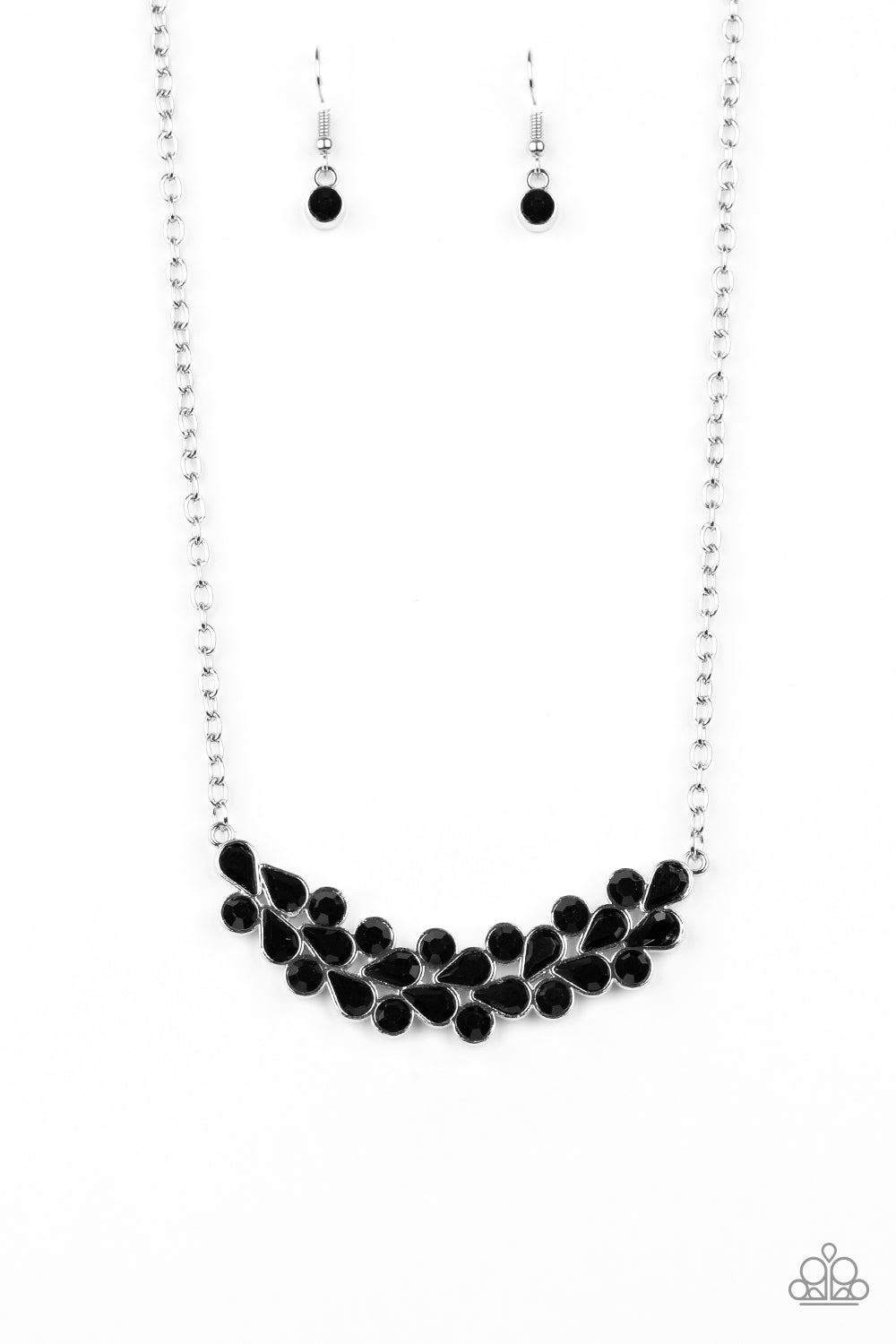 Tiki tease black hot sale necklace paparazzi