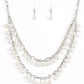 Paparazzi Accessories - Beauty Shop Fashion #L812 - White Necklace