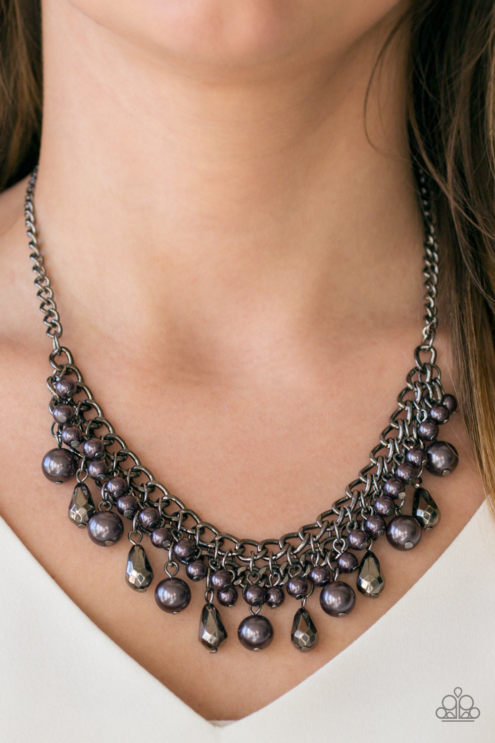 Paparazzi Accessories  - Imperial Idol - #N170 Black Necklace