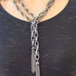 SCARFed for Attention - Gunmetal Necklace - TheMasterCollection