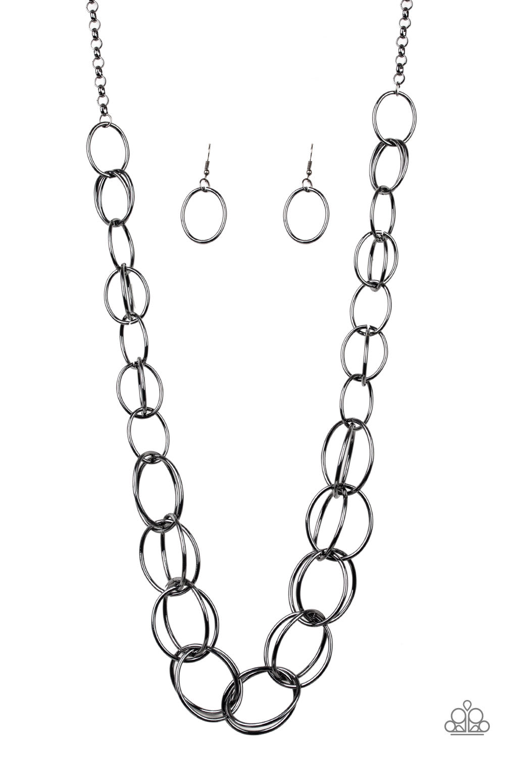 Paparazzi Accessories - Elegantly Ensnared - Black Necklace