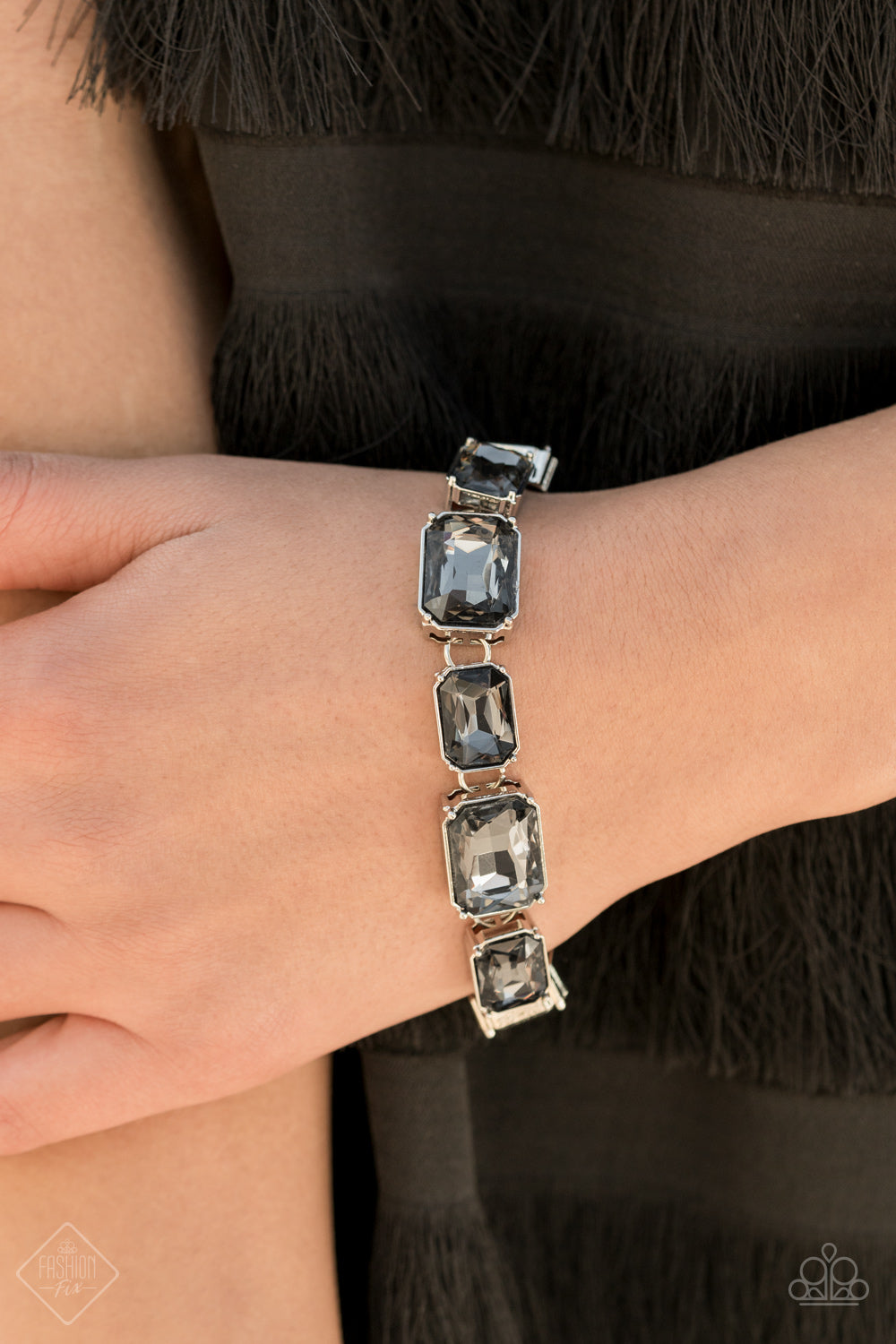 Paparazzi Accessories - After Hours - Silver Bracelet  Fashion Fix January 2021