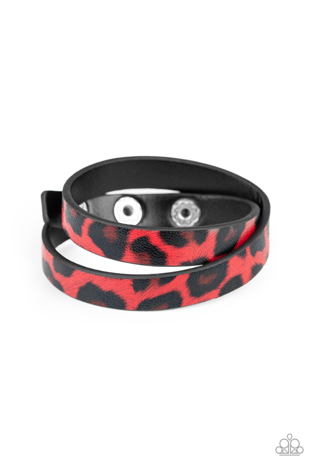 Paparazzi Accessories - All GRRirl - Red Bracelet