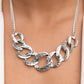 Paparazzi Accessories - Bombshell Bling - Silver Necklace March FASHION FIX 2022 #MM0322