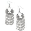 Paparazzi Accessories -  Catching Dreams Fashion Fix Silver Earrings October 2019