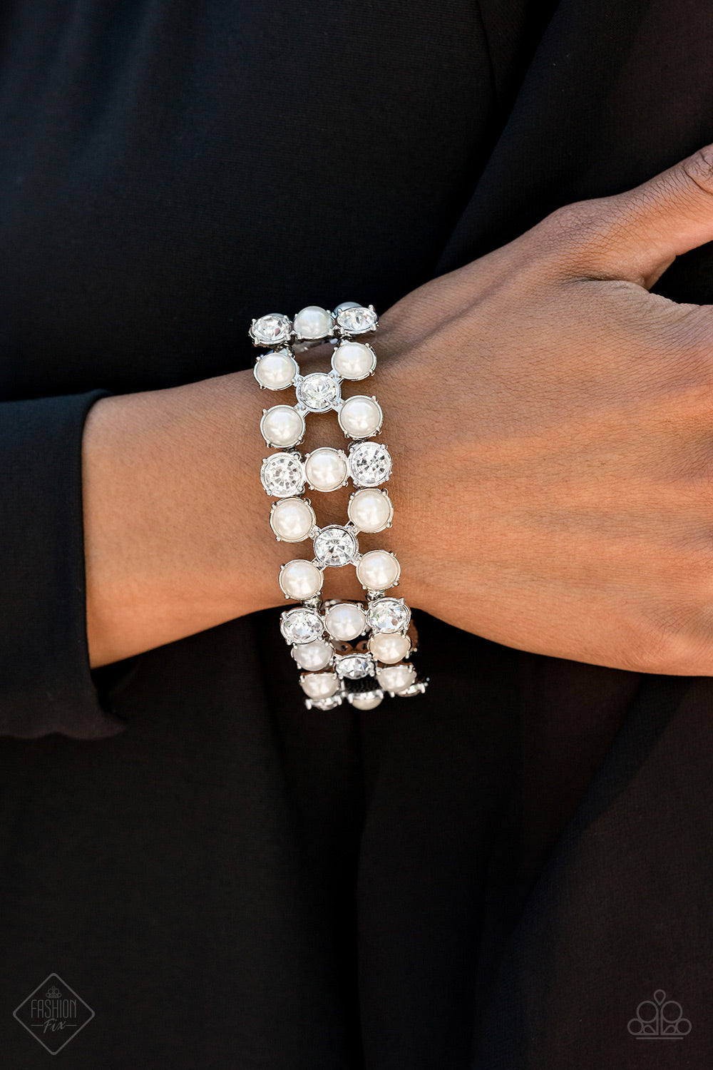 Diamonds and Debutantes Fashion Fix White Bracelet October 2019 - TheMasterCollection