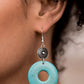 Paparazzi Accessories - Earthy Epicenter - Blue Earrings April Fashion Fix 2021