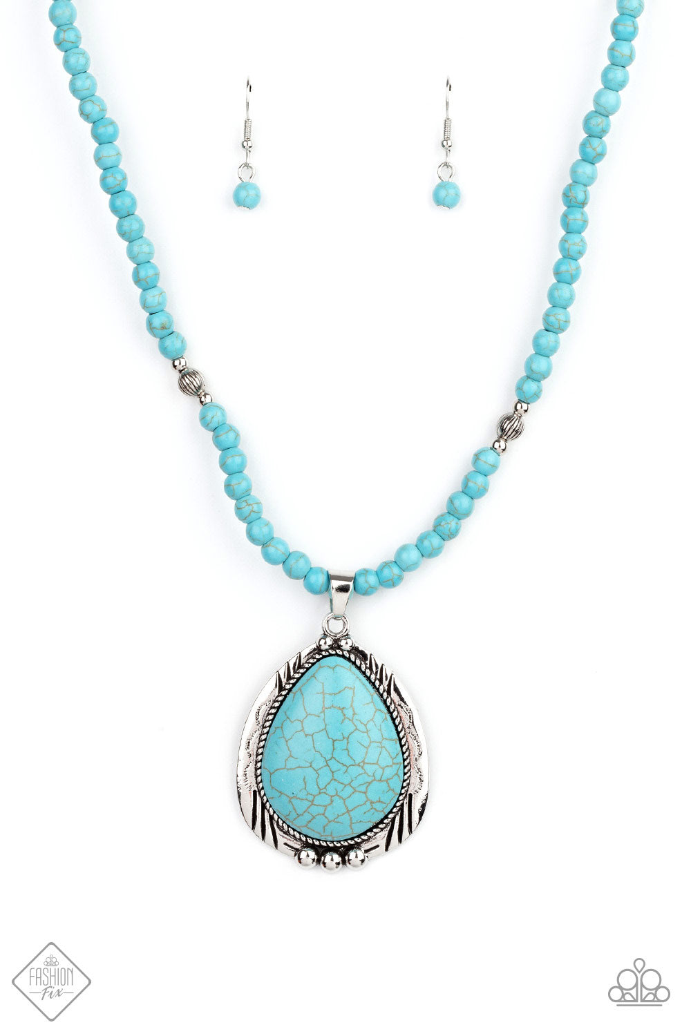 Paparazzi Accessories - Evolution - Blue Necklace Fashion Fix February 2021