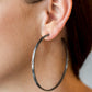 Paparazzi Accessories - Full On Radical - Black Fashion Fix Earrings July 2020