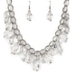 Paparazzi Accessories - Gorgeously Globetrotter - White Necklace - TheMasterCollection