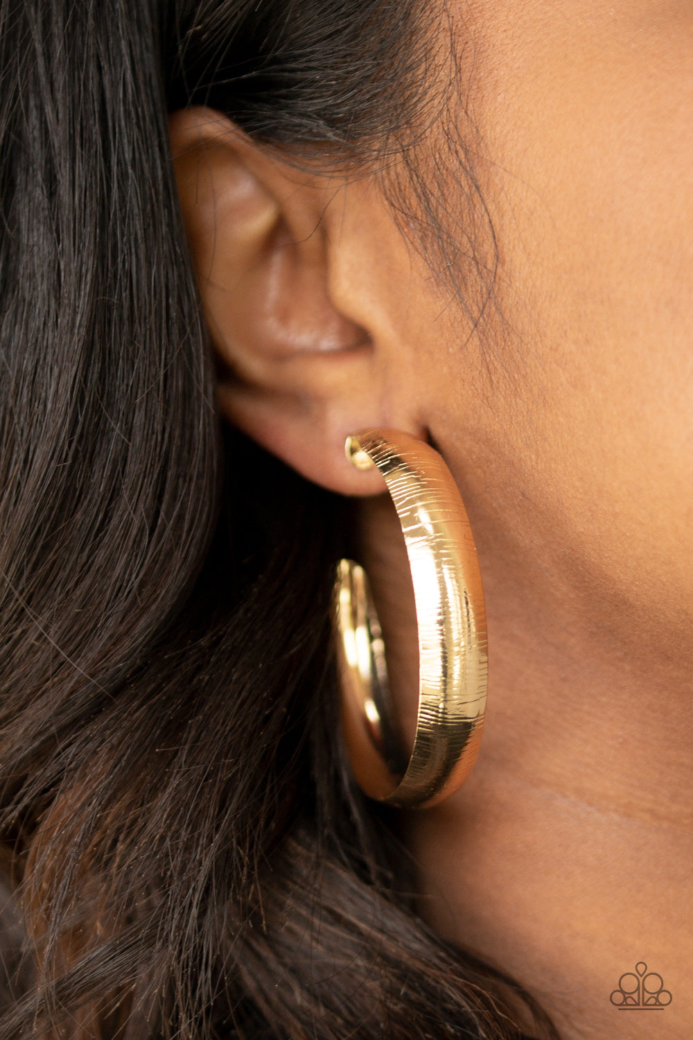 Paparazzi Accessories - Hoop Wild - Gold Earrings