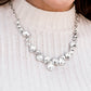 Paparazzi Accessories - I Want It All - White Fashion Fix Necklace July 2020