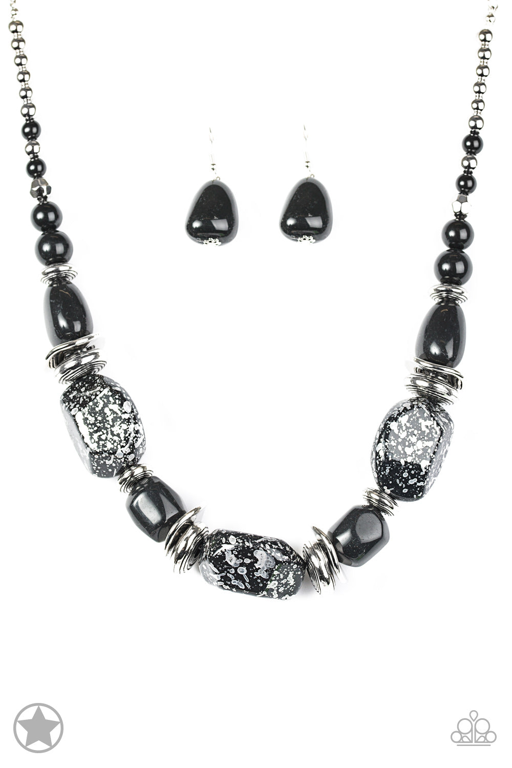 In Good Glazes - Black Necklace - TheMasterCollection