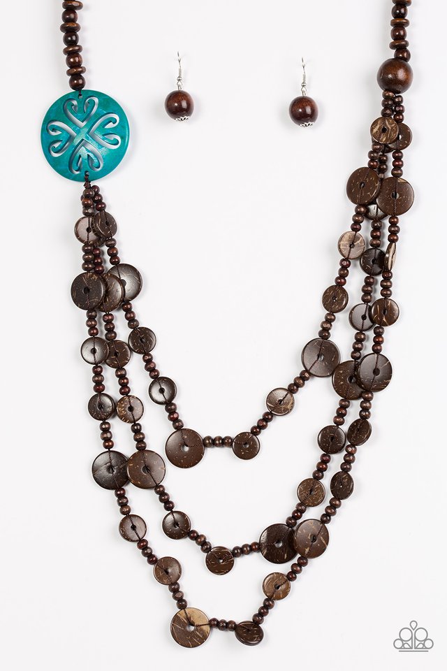 Jungle Jive - Blue Necklace - TheMasterCollection
