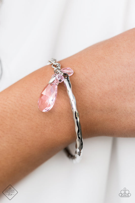 Paparazzi Accessories - Let Yourself GLOW - Pink Bracelet Fashion Fix October 2020