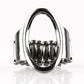One-Up Oval Gunmetal black Ring - TheMasterCollection