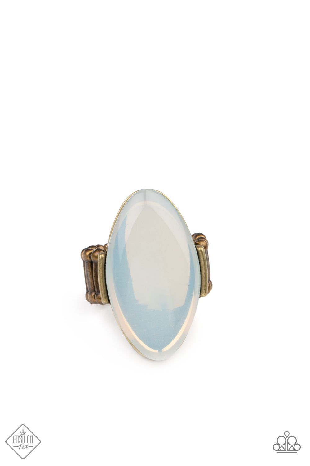Paparazzi Accessories -  Opal Odyssey Brass Ring Fashion Fix May 2021 #SS0521