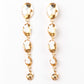 Red Carpet Radiance - Gold Earring - TheMasterCollection