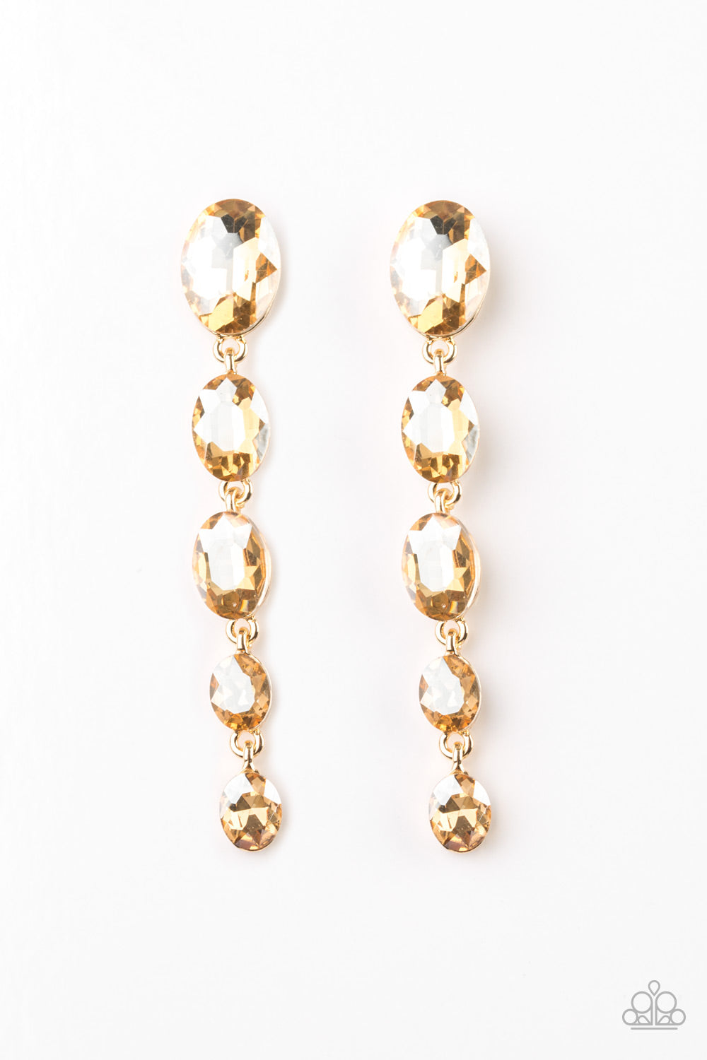 Red Carpet Radiance - Gold Earring - TheMasterCollection