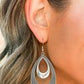 Paparazzi Accessories - Sahara Sublime Fashion Fix Silver Earrings December 2019