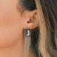 Paparazzi Accessories - Save for a REIGNy Day - Silver Earrings