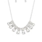 Paparazzi Accessories - Sparkly Ever After White Necklace Fashion Fix May 2021 #FFA0521