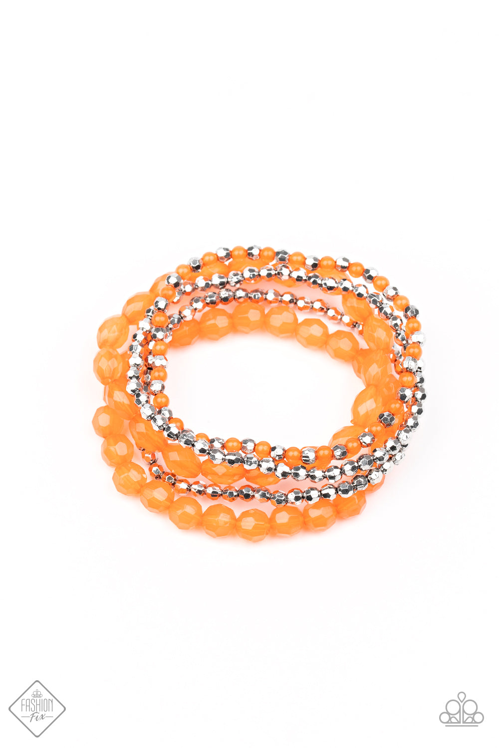 Paparazzi Accessories - Sugary Sweet - Orange Bracelet Fashion Fix June 2020