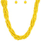 Paparazzi Accessories  - Tahiti Tropic - #N126 Yellow Necklace