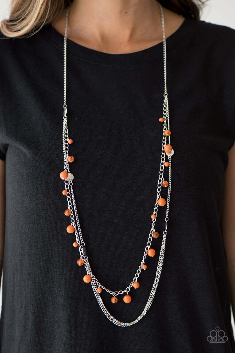 Color Spree - Orange Necklace - TheMasterCollection