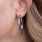 Paparazzi Accessories  - Tribe As I May  #L159 - Silver Earrings