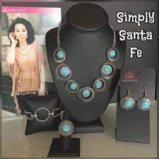 Paparazzi Accessories  -  The Simply Santa Fe Collection #SSF-0819 - Fashion Fix Blue Necklace August 2019
