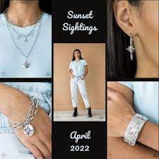 Paparazzi Accessories - The Sunset Sightings #SS-0422 - April 2022 Fashion Fix White