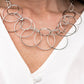 Paparazzi Accessories -Circa de Couture - Silver Necklace - TheMasterCollection