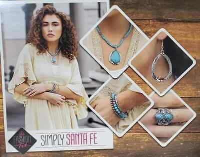 Paparazzi Accessories - The Simply Santa Fe Collection #SSF-0221- Blue Fashion Fix February 2021