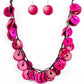 Paparazzi Accessories - Jammin in Jamaica #N481 Peg - Pink Necklace